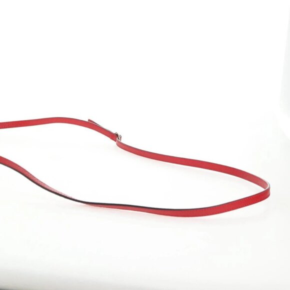 GUCCI Shoulder Wallet Swing Leather Red Gold 368231 534563 Auth BA5829V - Picture 9 of 16